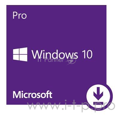 ПО Microsoft Windows 10 Professional, лицензия на 1ПК/бессрочная, электронный ключ, 32-bit/64-bit All Lng PK Lic Online DwnLd NR (FQC-09131) (Электронный ключ)