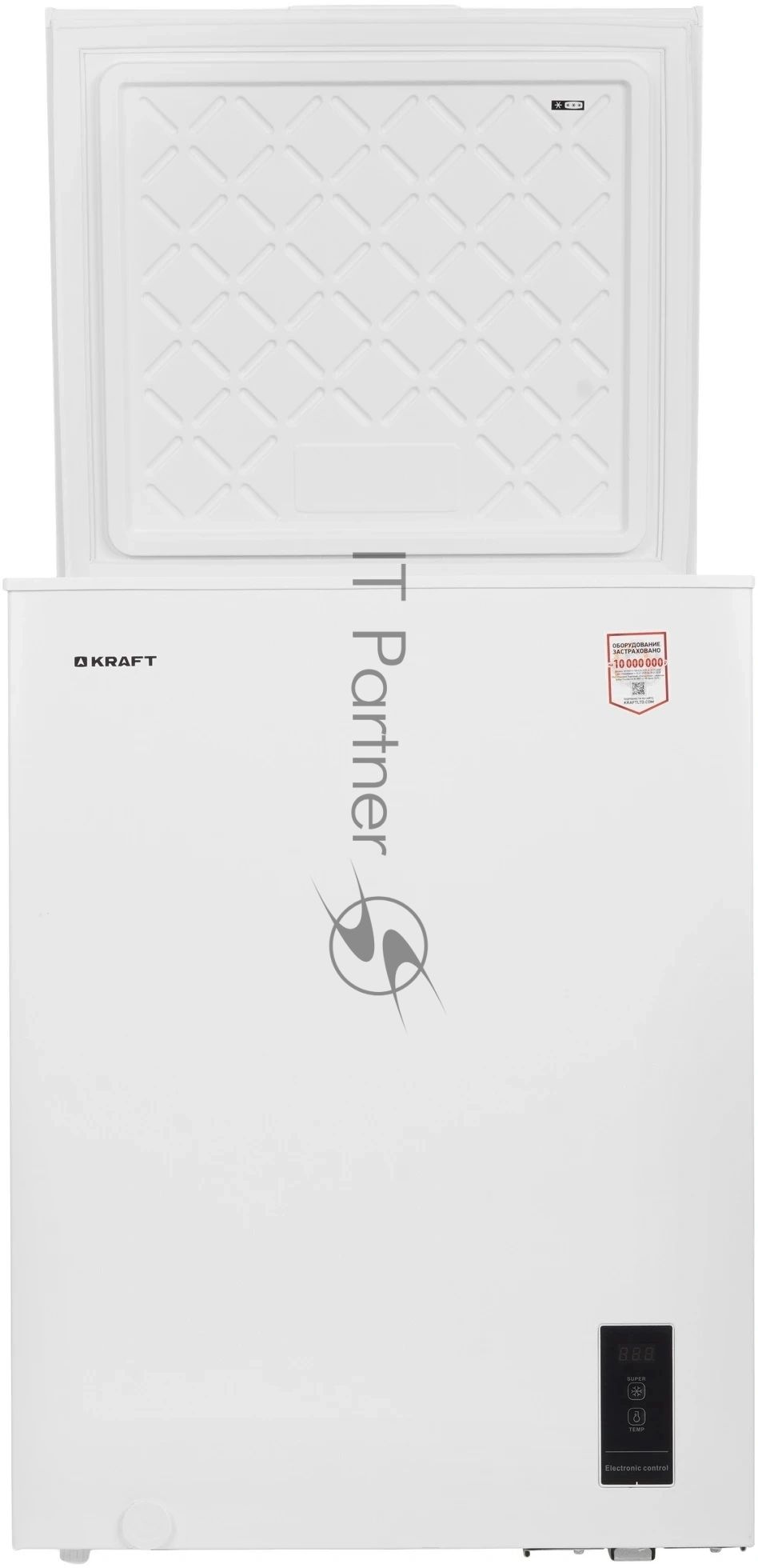 Морозильный ларь Kraft BD(W)-152BL, белый, 155л