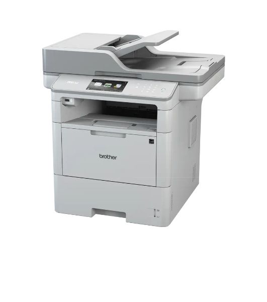 МФУ лазерное Brother MFC6900DW, (A4, монохромный, ч.б. 50 стр/мин, печать 1200x1200, скан. 1200x1200, лоток 520+50 листов, USB, Wi-Fi, NFC, факс, автоматическая двусторонняя печать)