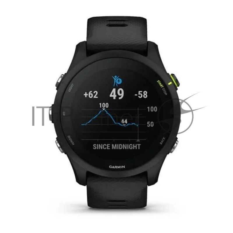 Смарт-часы Garmin Forerunner 255 Music черный 45,6мм