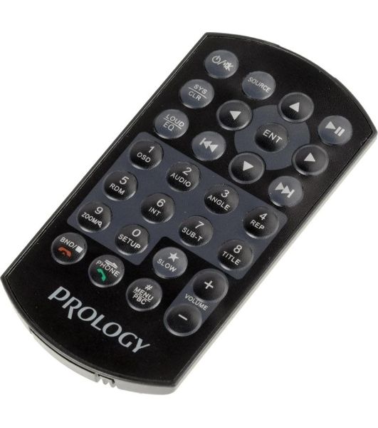 Автомагнитола Prology MPV-120, 2 DIN, 6.2", Bluetooth, USB Type-A, AUX, пульт ДУ