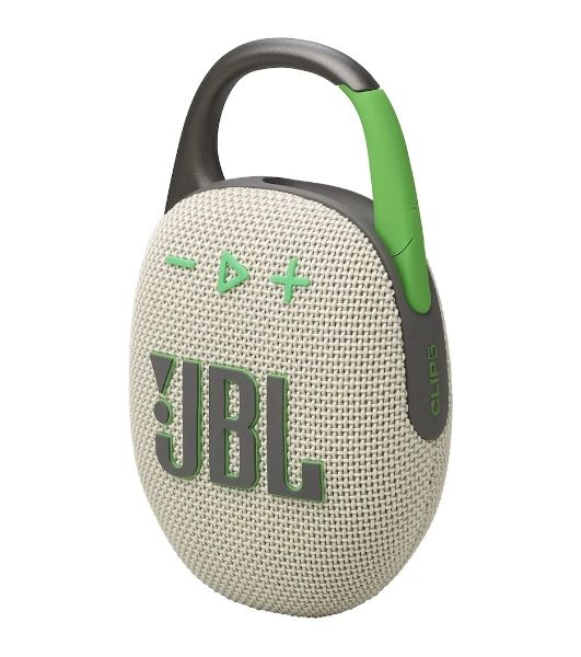 Колонка портативная JBL Clip 5 песочный 7W Mono BT 10м 1400mAh