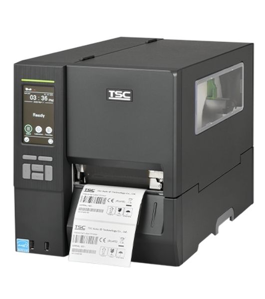 Принтер этикеток термотрансферный TSC MH241T 203 dpi, 356 мм/сек, USB, RS-232, Ethernet, USB Host, черный