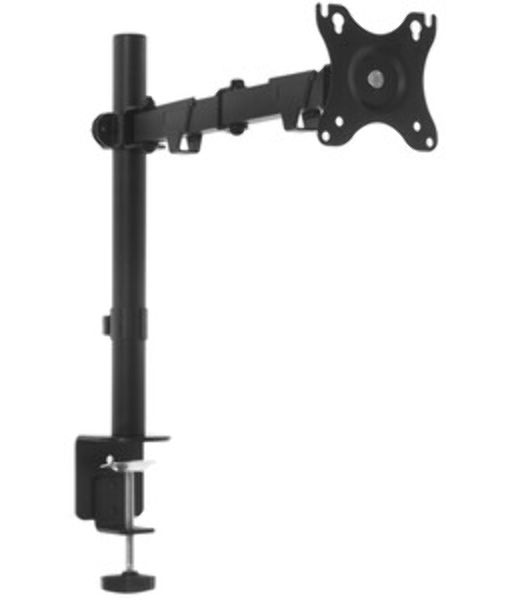 Настольное крепление Wize WDA1-32 для одного монитора 14"-32", газовая пружина, VESA 75x75, 100x100, черный