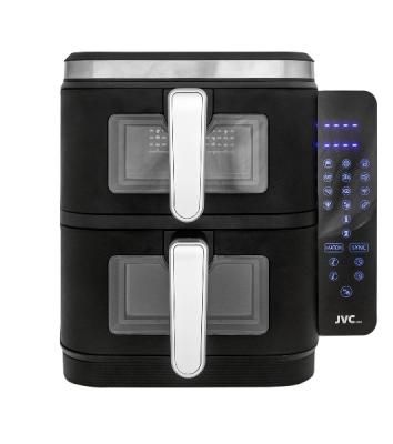 Аэрогриль JVC JK-MB105 черный, 3400 Вт, 12 л, сенсор, 10 программ