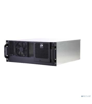 Корпус Procase RM445D-B-0 4U Rack server case, 3x5.25+8HDD, черный, без блока питания, глубина 450мм, MB 12"x10.5", дверца