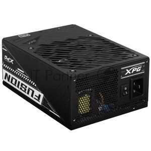 Блок питания XPG FUSION 1600 TITANIUM, 1600Вт, 80+ Titanium, 135мм, модульный, черный