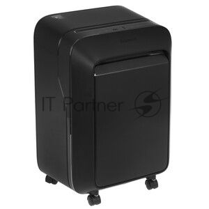 Шредер Fellowes PowerShred LX210 черный (секр.P-4) перекрестный 16лист. 23лтр. скрепки скобы пл.карты