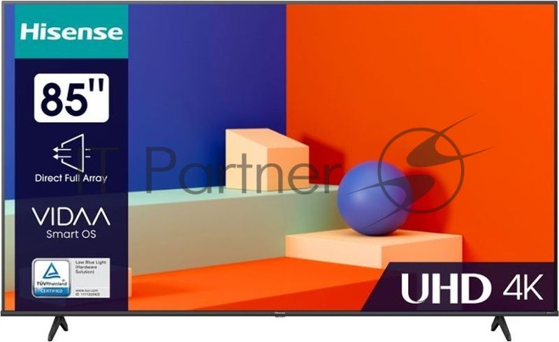 Телевизор Hisense 85" 85A6K черный LED UHD 60Hz Smart