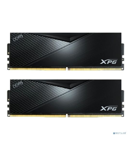 Оперативная память XPG Lancer, DDR5, 64GB (2x32GB), 6400MHz, CL32, DIMM, с радиаторами, черный