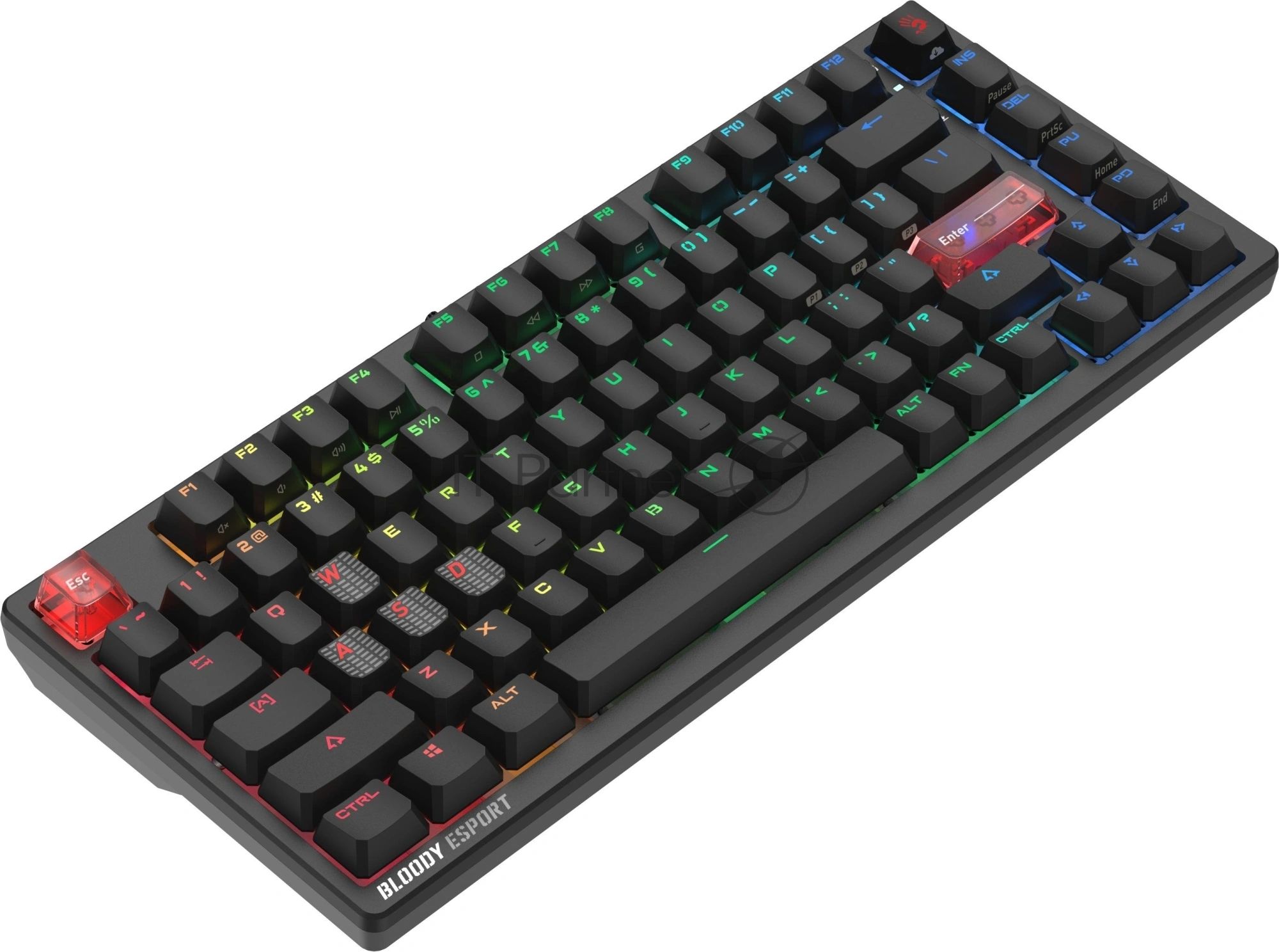 Клавиатура A4Tech Bloody MS76 проводная, USB Type-A, черный