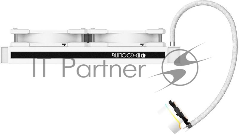 Комплект водяного охлаждения ID-Cooling ZOOMFLOW_240XT_SNOW белый 120мм алюминий+медь 1500rpm 26.4db 4-pin 250W