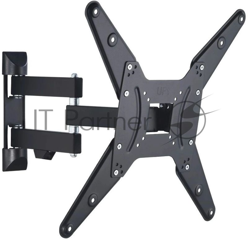 Кронштейн для телевизора Hama 00220824 черный 32"-65" макс.25кг настенный поворот и наклон