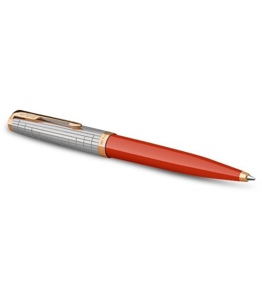 Ручка шариковая Parker 51 Premium (CW2169073) Red Rage GT, M, черные чернила, подарочная коробка