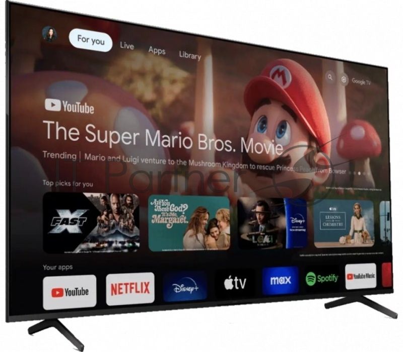 Телевизор Sony 75" K-75S30 черный LED UHD 50Hz Google TV