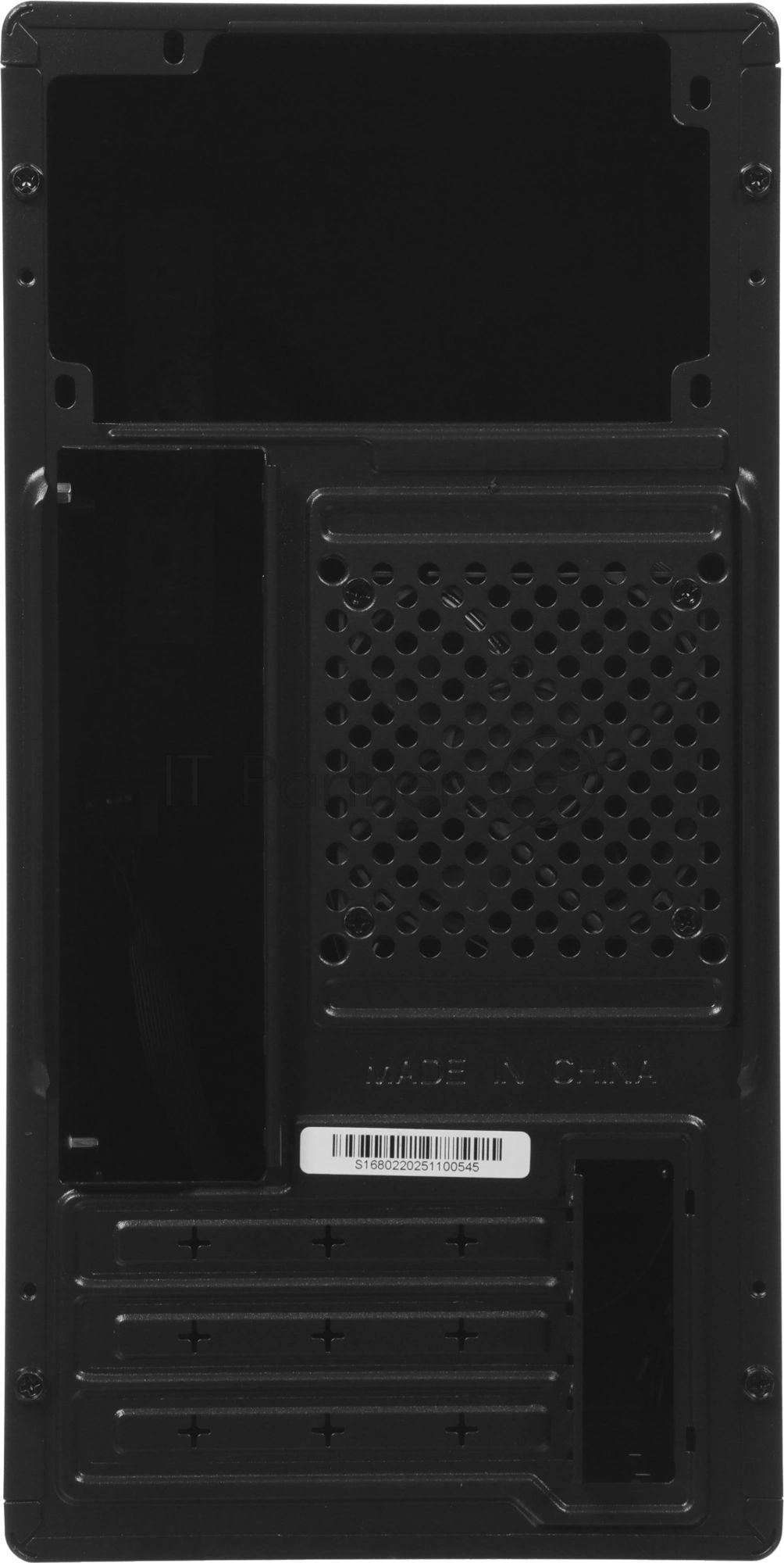 Компьютерный корпус Accord Entry ACC-2054B черный без БП mATX 1x80мм 2xUSB 2.0 audio