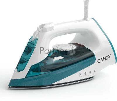 Утюг Candy CI-106 белый/бирюзовый, 3200 Вт, 40 г/мин, 180 г/мин, 400 мл Утюг Candy CI-106 белый/бирюзовый, 3200 Вт, 40 г/мин, 180 г/мин, 400 мл