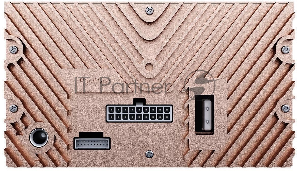 Автомагнитола Prology PRM-120, 2 DIN, Bluetooth, USB Type-A, AUX, пульт ДУ