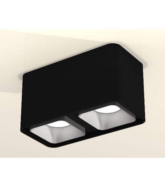 Светильник Ambrella Light XS7851003 SBK/SSL черный песок/серебро песок MR16 GU5.3 (C7851, N7703)