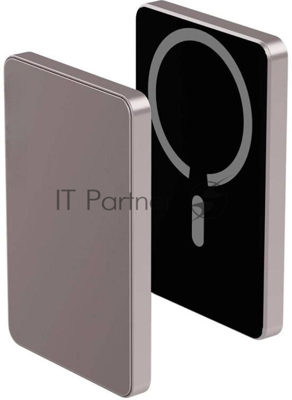 Портативный аккумулятор Aksberry (6900291940013) E501 с MagSafe 5000 mAh, золотистый