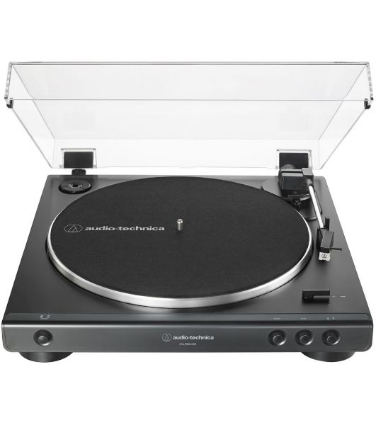 Проигрыватель винила Audio-Technica AT-LP60XUSB полностью автоматический серебристый