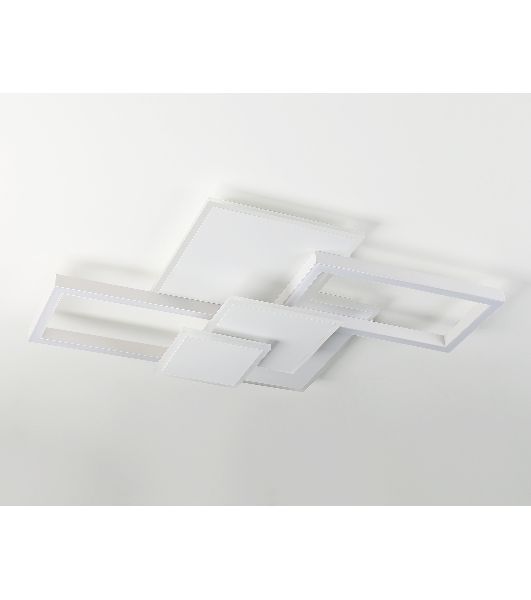 Потолочный светодиодный светильник Ambrella light FA1031/5 WH белый 95W 3000K-6400K 705*500*95 (ПДУ ИК)