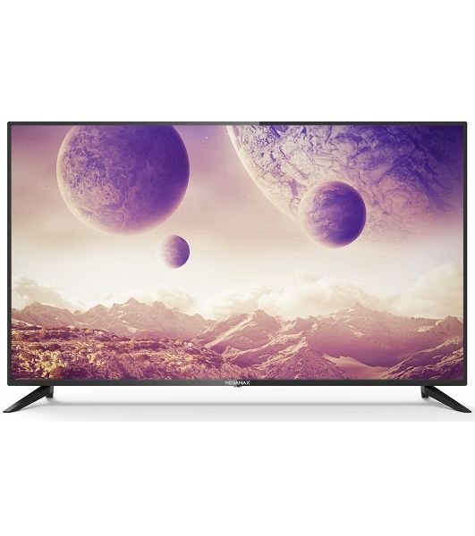 Телевизор MEGAMAX 50" 50MG11USM черный DLED UHD 60Hz Smart TV