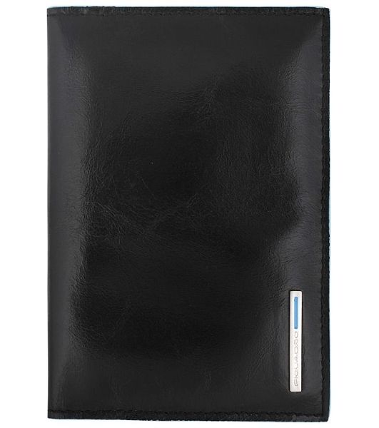 Обложка для паспорта Piquadro Blue Square PP5255B2/N, черный, натур.кожа