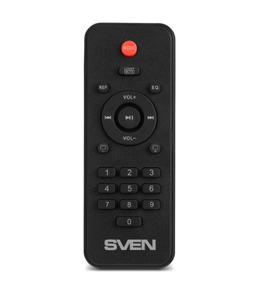 Портативная колонка SVEN PS-555, черный, 65 Вт (RMS), Bluetooth, USB, microSD, пульт
