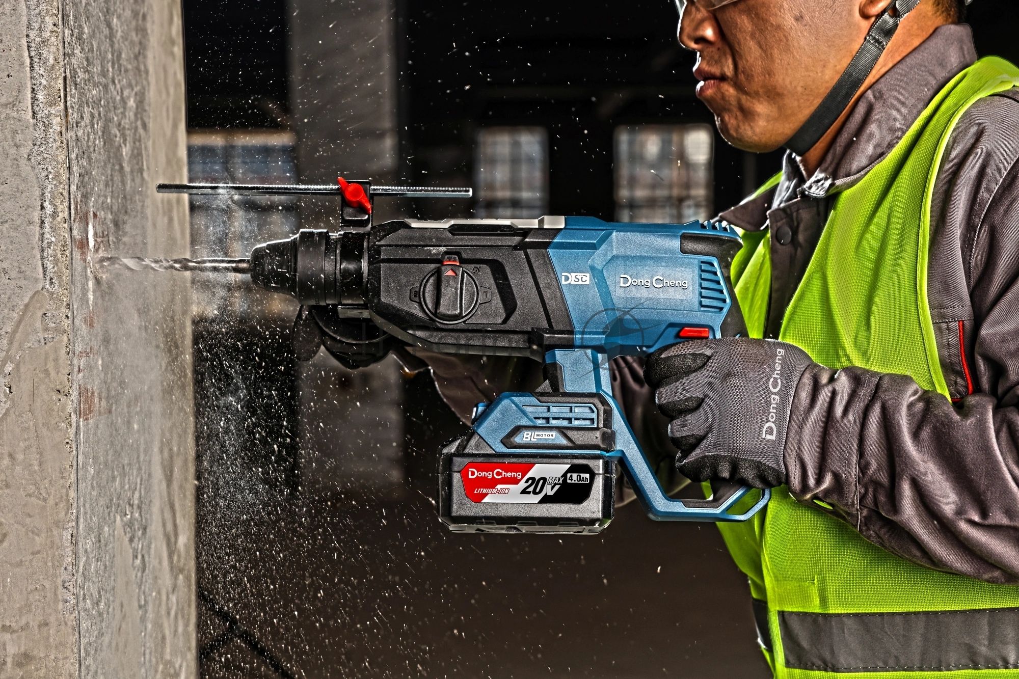 Перфоратор DongCheng DCZC02-26, SDS-plus, 20 В, 3,1 Дж, от аккумулятора