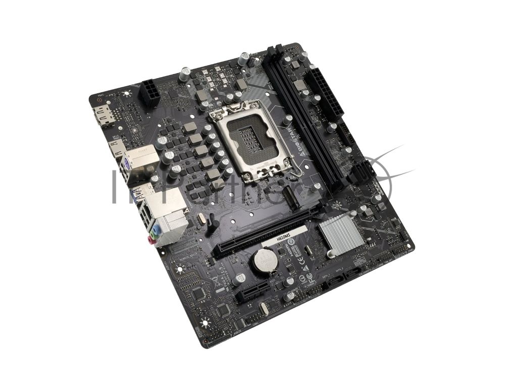 Материнская плата Biostar H610MS, LGA1700, Intel H610, 2xDDR4, 4xSATA, 1xM.2, 1xPCIe 4.0 x16, 1xPCIe 3.0 x1, 1xHDMI, 1xDisplayPort, 1x 1Gb LAN, 1xUSB 3.2 Gen 1, 4xUSB 2.0, 3x3.5 мм, 7.1, microATX