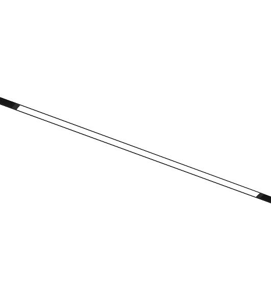 Трековый линейный светильник Ambrella light GL8065 BK черный IP20 36W 3000-6000K 220V 120° 800*25*41