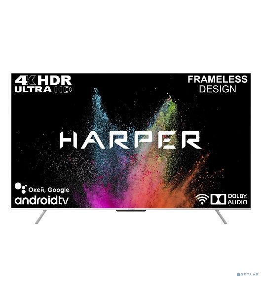 Телевизор Harper 75" 75U770TS черный LED UHD 60Hz Smart TV Android TV 2GB/16GB