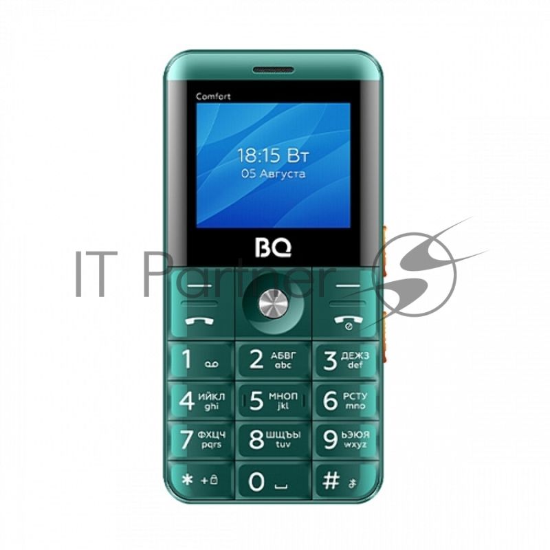 Мобильный телефон BQ 2006 Comfort зеленый/черный