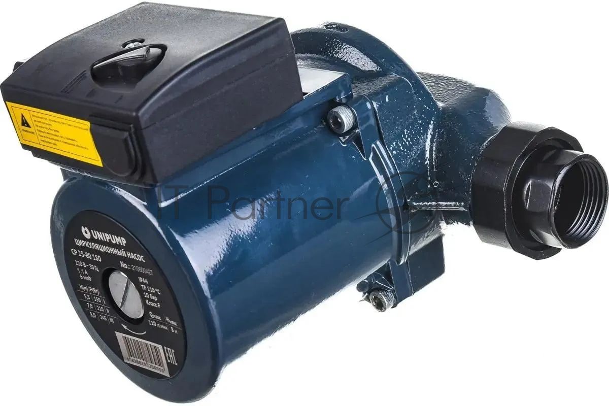 Насос циркуляц. UNIPUMP CP 25-80 180  (отопл.) 182 Вт.Напор 8м. 110 л/мин. 10 бар. Внеш резьба 1,5"