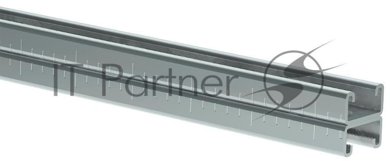 STRUT-профиль перфорированный двойной 41х21х300-2,5 HDZ | CLM50D-PSD-41-21-03-3-HDZ | IEK