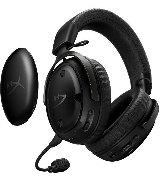 Гарнитура HyperX Cloud III S Wireless чёрный, беспроводная, радиоканал, до 120 ч, съёмный микрофон, совместимость с PS5