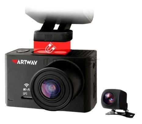 Видеорегистратор Artway AV-701 черный 2160x3840 2160p 170гр. GPS