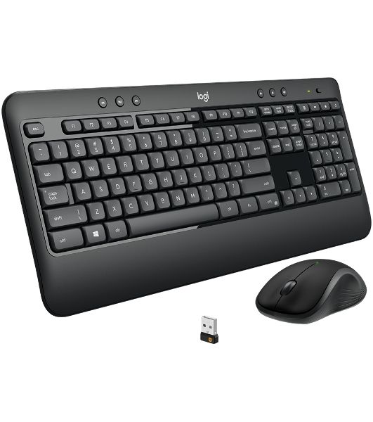 Комплект клавиатура+мышь Logitech MK540 Advanced беспроводной, USB, 1000 DPI, чёрный