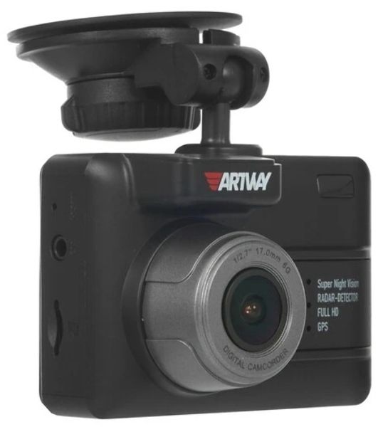 Видеорегистратор Artway MD-105, 2304x1296, 2.4", GPS, G-сенсор, GPS-информатор