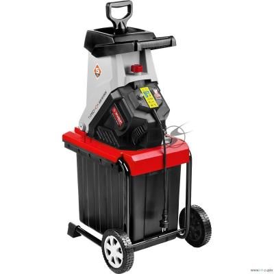 Измельчитель садовый электрический Зубр ЗИЭ-40-2500 р/с 40 мм, контейнер 50 л, 2500 Вт