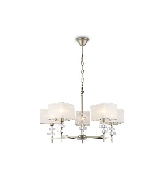Люстра Ambrella light LH71331/5 CGD золото E14/5 max 40W D700*850