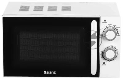 Микроволновая печь Galanz MOS-2005MW белый, 20 л, 700 Вт, переключатели - поворотный механизм