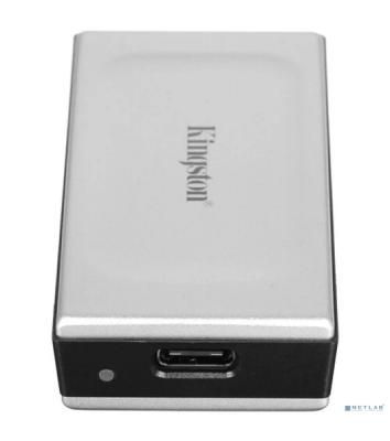 Внешний SSD Kingston External SSD 2TB XS2000 BOC, Type-C, USB 3.2 Gen 2x2, R/W 2000/2000MB/s, IP55, 70x33x14мм, Silver (60 мес)