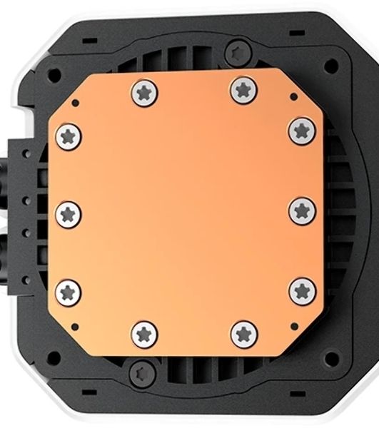 Система жидкостного охлаждения Deepcool LM240 WH ARGB Soc-AM5/AM4/1200/1700/1851 белый 4-pin 19-36dB Al LCD 220W 1404gr Ret (R-LM240-WHDMMC-1)