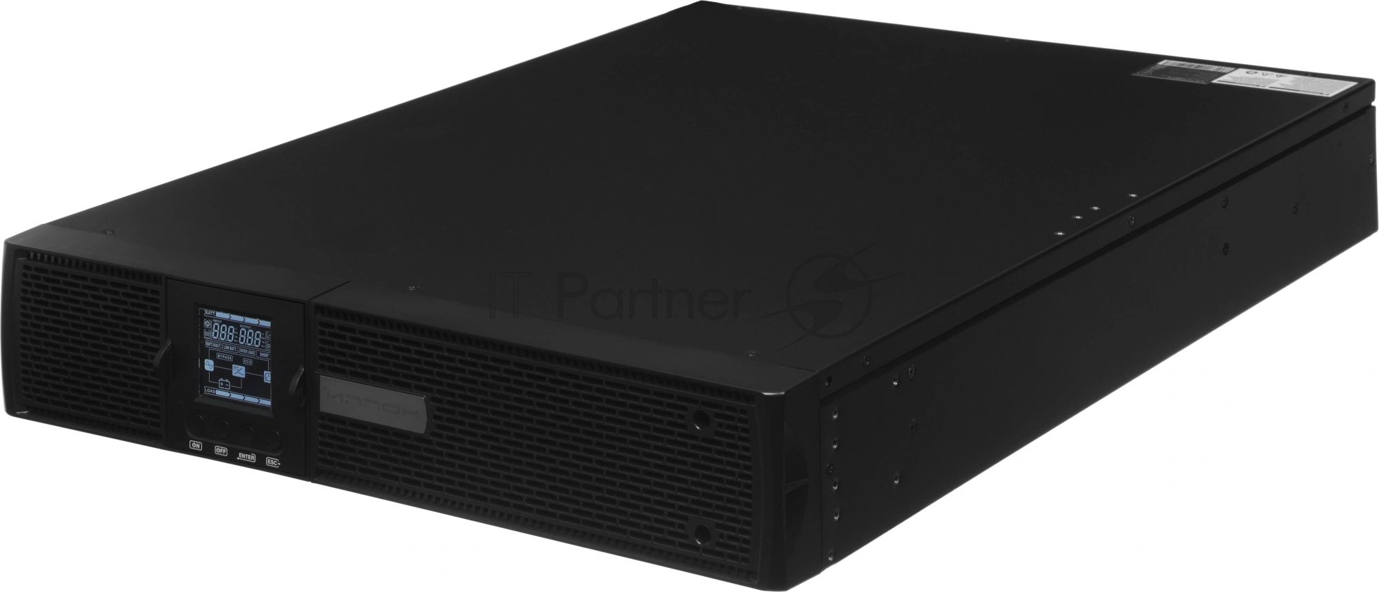 Источник бесперебойного питания Ippon Ампер 3000 / 3000 ВА / 2700 Вт / 8 x IEC 320 C13, 1 x IEC 320 С19