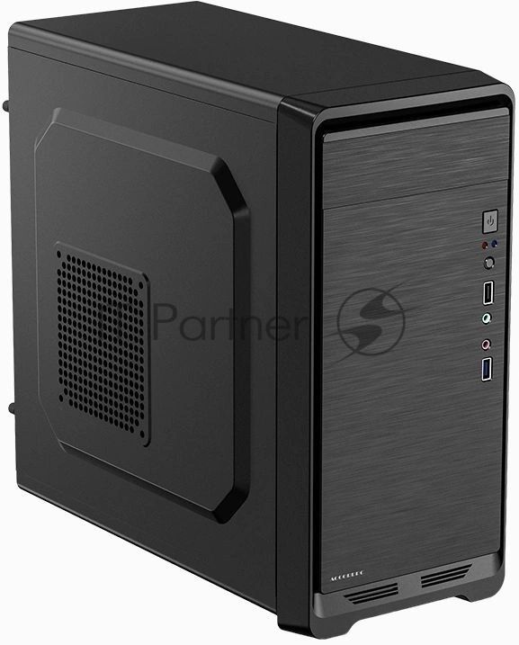 Корпус Accord ACC-811 черный без БП mATX 1x80mm 3x120mm 1xUSB2.0 1xUSB3.0 audio bott PSU