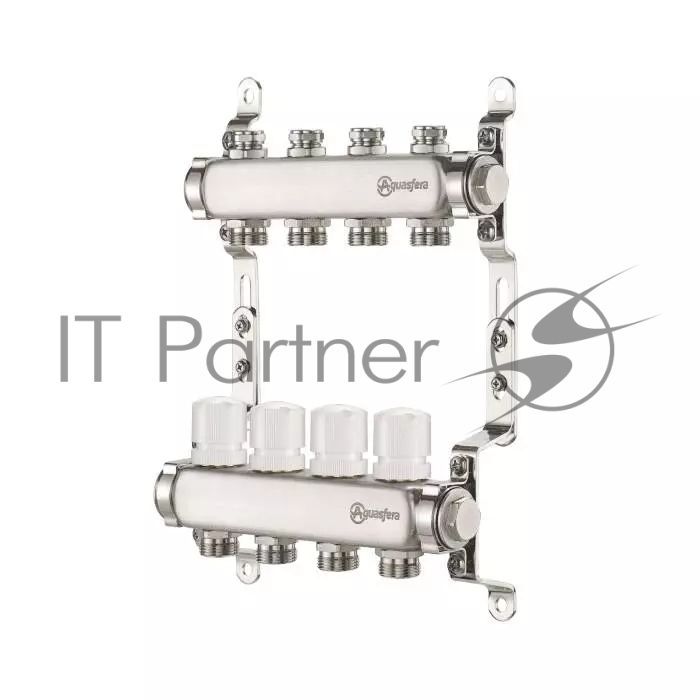 Группа коллект нерж баланс 1" м/м 9в 3/4" ЕК н/р Aquasfera 9504-08
