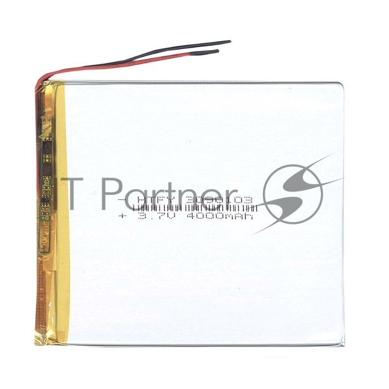 Аккумулятор Li-Pol (батарея) 3x90x103 мм 2pin 3.7V/4000mAh