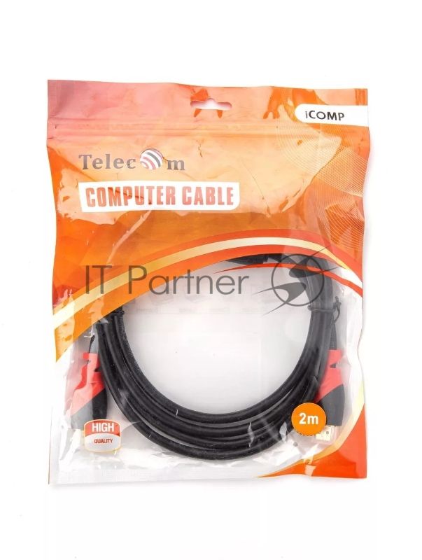 Кабель HDMI-19M --- HDMI-19M ver 2.0 4K*60Hz, 2m 2F TELECOM PRO TCG220F-2M